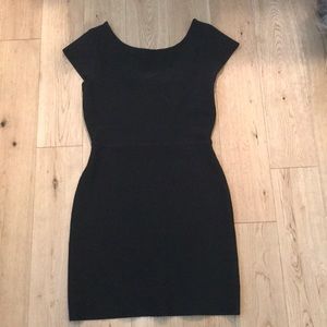 BCBG Black zip back dress